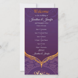 Blå och/eller violett med Guld Mandalas