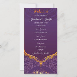 Blå och/eller violett med Guld Mandalas