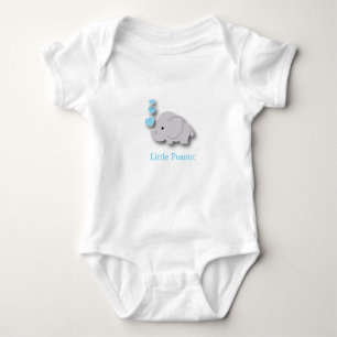 Blå och Grått Baby Elephant 🐘 - lilla jordnöt T Shirt