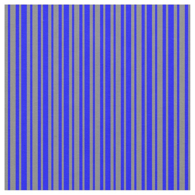 Blå och Grått Färgad stripe/lind Mönster Tyg (Närbild)