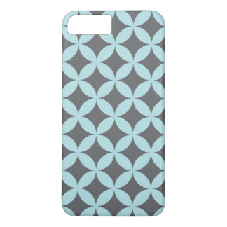 Blå och Grått Patterned iphone case