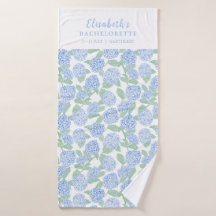 Blå och Grön Hydrangea Blommig Möhippa