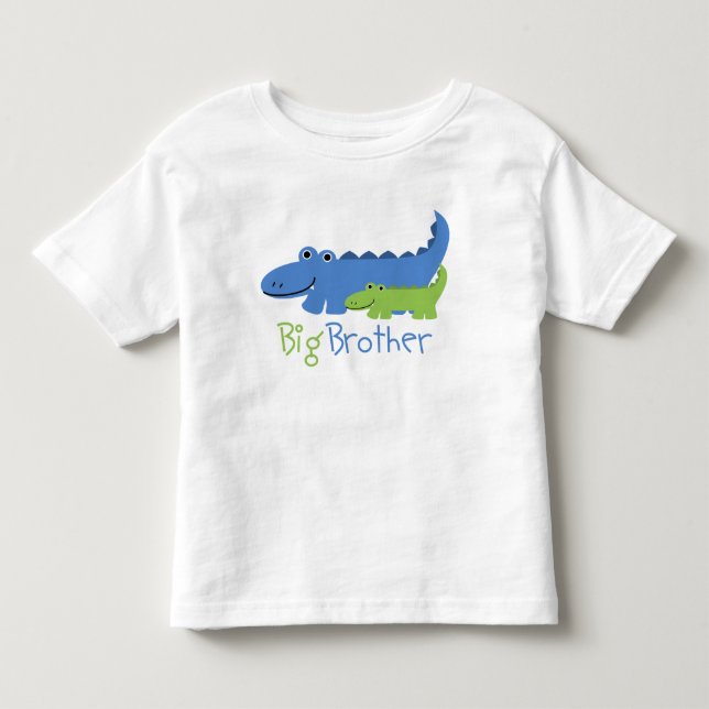 Blå och Grönt Alligator Big Brother Tröja (Framsida)