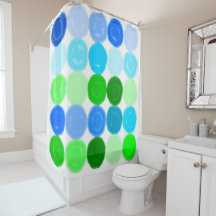 Blå och Grönt Bubbles