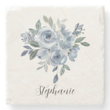 Blå och Grönt Flowers