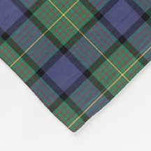 Blå och Grönt Klan Muir och Moore Scottish Tartan