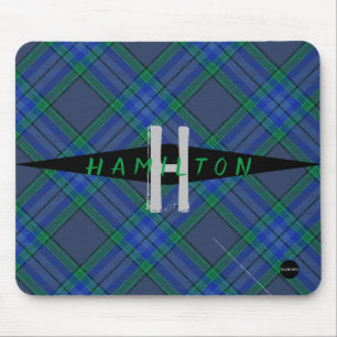 Blå och grönt Play Mousepad - HAMbyWG Musmatta