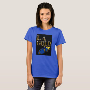 BLÅ OCH GULA FOTBOLLAR T SHIRT