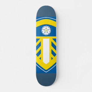 Blå och gula mini skateboard bräda 18,5 cm