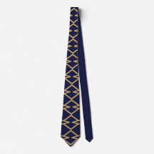 Blå och Guld Bowties