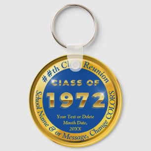 Blå och Guld, klass 1972, klass Reunion-favoriter Nyckelring