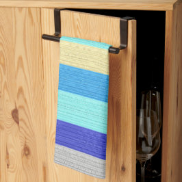 Blå och Guld Kökshandduk