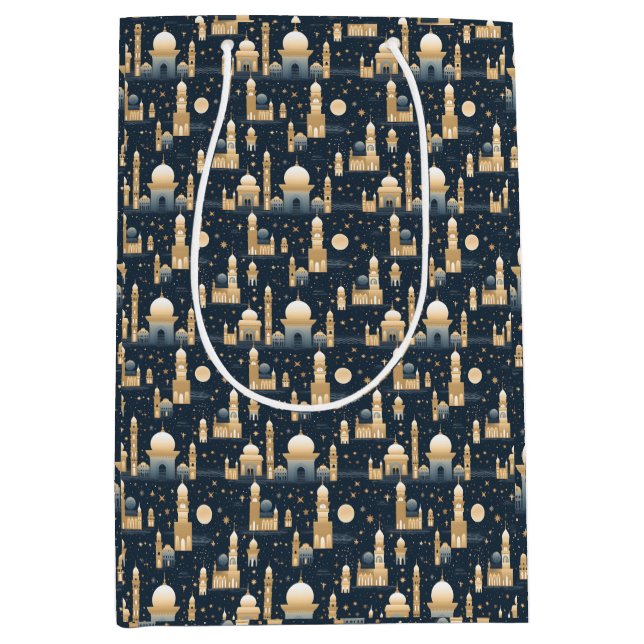 Blå och guld Ramadan och Eid (Framsidan)
