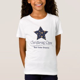 Blå och Guld-stjärnornas familj matchar jul T Shirt