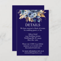 Blå och guldfärgade detaljer till inklusionskort