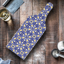 Blå och Gult Mönster