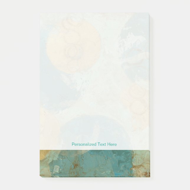 Blå och Gult Post-it Block (Framsida)