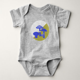 "Blå och Gult svamp" Baby One Biet T Shirt