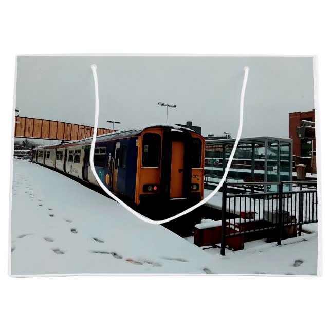 Blå och gult tåg (Framsidan)