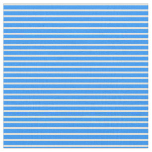 Blå och iger Lintrad/Stripe Mönster Tyg