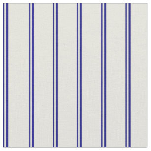 Blå och iger stripe/uttorkad Mönster Tyg