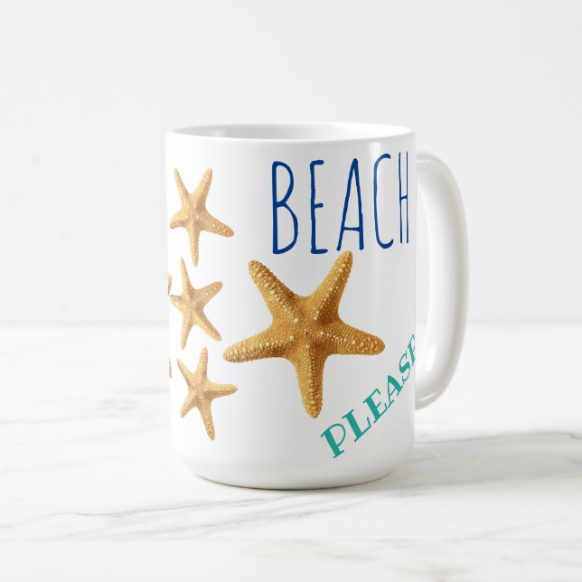 Blå- och kalkbåge, tack! Starfish Classic Kaffemugg (Framsida höger)