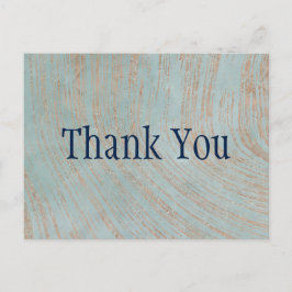 Blå och kopparmarmor, Tack Vykort