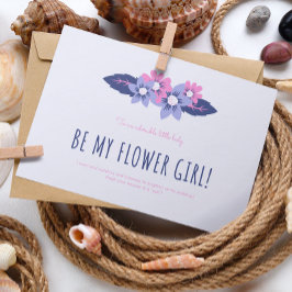 Blå- och lavender-Bröllop-färskkort Inbjudningar