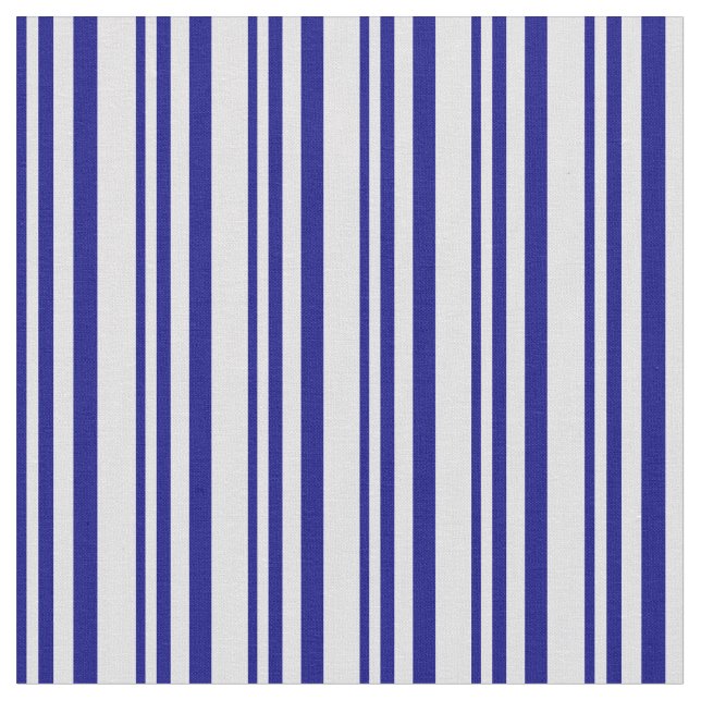 Blå och lavender Färgad stripe/uttorkad Mönster Tyg (Närbild)