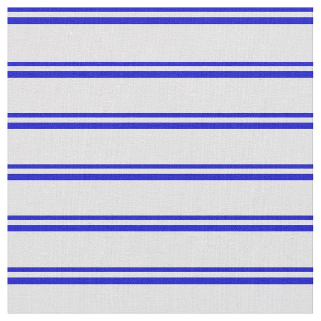 Blå och lavender Rand/Linjer Mönster Tyg (Närbild)
