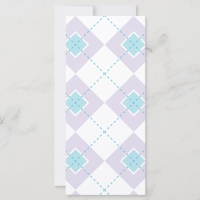 Blå och Lila Argyle (Framsida)