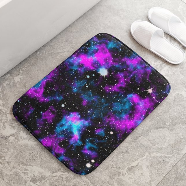 Blå och Lila Galaxy Badrumsmatta (Skapare uppladdad)