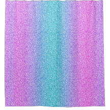 Blå och Lila Glitter