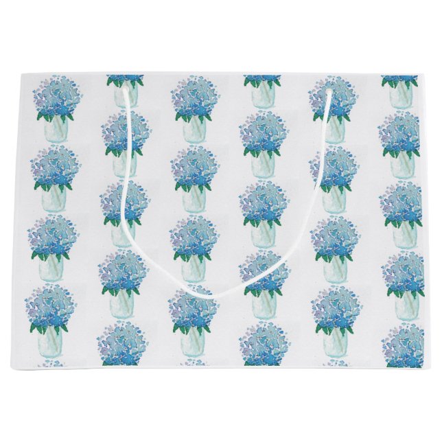 Blå och Lila Hydrangea (Framsidan)