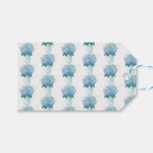 Blå och Lila Hydrangea