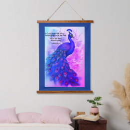 Blå och Lila Peacock