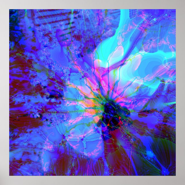 Blå och Lila - Utdrag design Poster (Framsidan)
