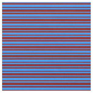 Blå och maronisk Färgad stripe/lind Mönster Tyg
