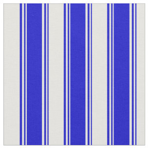 Blå och mintskam, stripe/lind Mönster Tyg