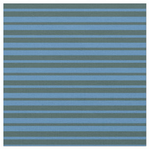 Blå och Mörk Slate Grått Färgad stripe Mönster Tyg