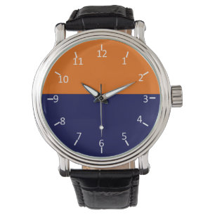 Blå och Orange Den Armbandsur