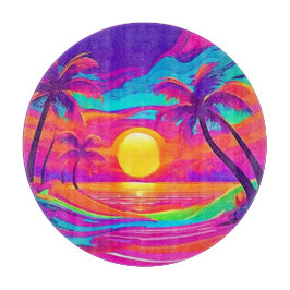 Blå och Orange Solnedgång