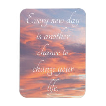 Blå och Orange Soluppgång med inspirationsoffert