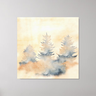 Blå och Orange utomhus liggande Canvastryck