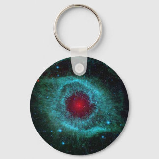 Blå och röd helix nebula-stjärnorna nyckelring