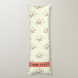 Blå och Röda blommor, Röd, ditt namn Kroppskudde