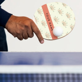 Blå och Röda blommor, Röd, ditt namn Pingisracket