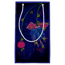 Blå och rosa blomma