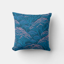 Blå och Rosa Coral Reef Mönster