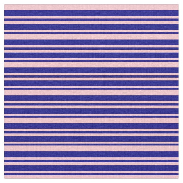 Blå och Rosa Färgad Linjer Mönster Tyg (Närbild)